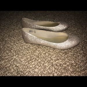 NWOT Lower East Side Glitter Dress Flats